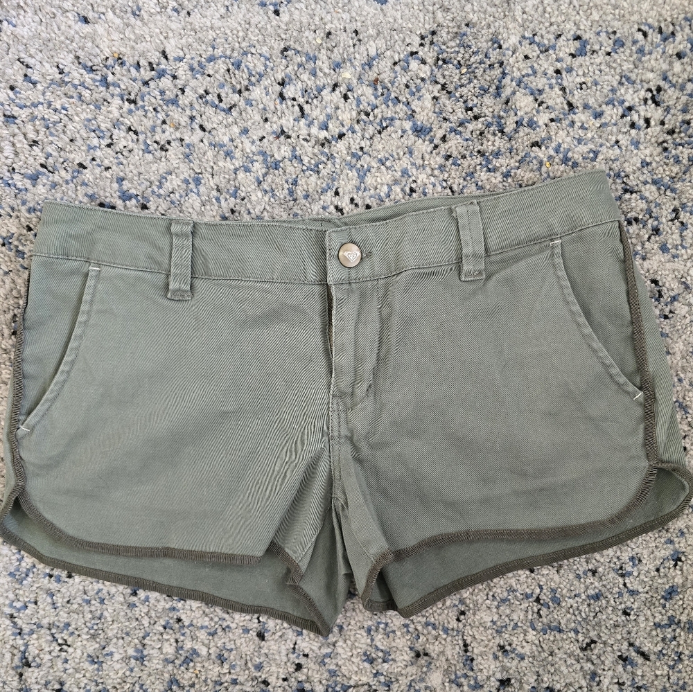 Roxy Green Low Rise Shorts
